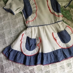 vestido infantil mini camponesa - comprar online