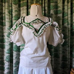 Imagem do camisa vintage mangas hiper bufantes - M