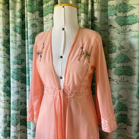 penhoar bordado rococó - M