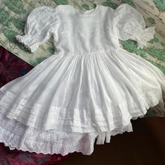 vestido infantil antigo - 6 anos