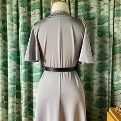 vestido vintage o diabo veste PRATA - M/G - Roupas, decoração e acessórios VINTAGE - Legado Brechó