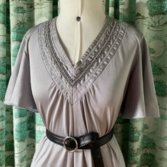 vestido vintage o diabo veste PRATA - M/G - comprar online