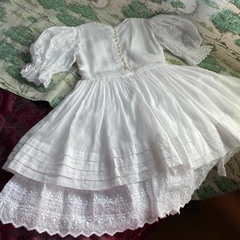 vestido infantil antigo - 6 anos na internet