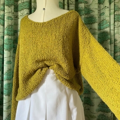 tricô artesanal camomila - M/G - comprar online