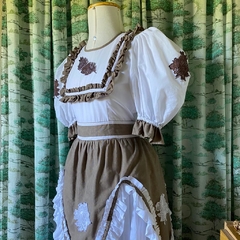 vestido típico campestre - 40/42 - comprar online