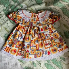 vestido happy bear vintage - tam 2 - Roupas, decoração e acessórios VINTAGE - Legado Brechó