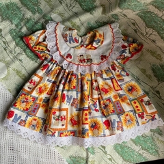 vestido happy bear vintage - tam 2