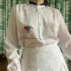 camisa + lenço made in italy - M/G