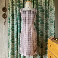 vestido xadrez dusty rose - P na internet