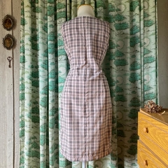 vestido xadrez dusty rose - P - Roupas, decoração e acessórios VINTAGE - Legado Brechó