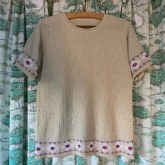 blusinha desert flowers - M - loja online