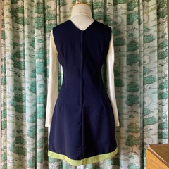vestido navy vintage - M - Roupas, decoração e acessórios VINTAGE - Legado Brechó