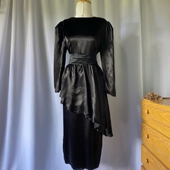 vestido preto 80's - M na internet