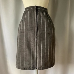 saia vintage listrada - 40 - Roupas, decoração e acessórios VINTAGE - Legado Brechó
