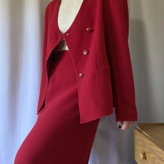 conjunto vintage vermelho - 40