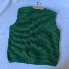 colete em tricô manual - G/GG - Roupas, decoração e acessórios VINTAGE - Legado Brechó