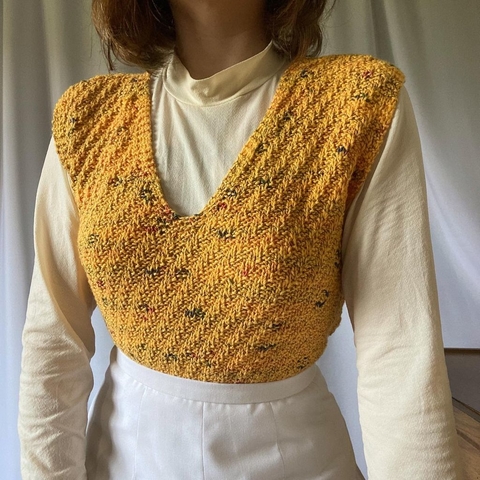 colete em tricô - M/G