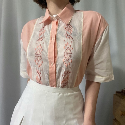 camisa herja vintage - G