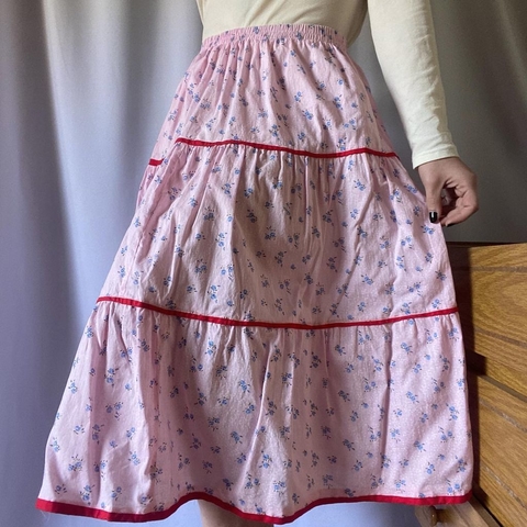 saia rodada floral - M