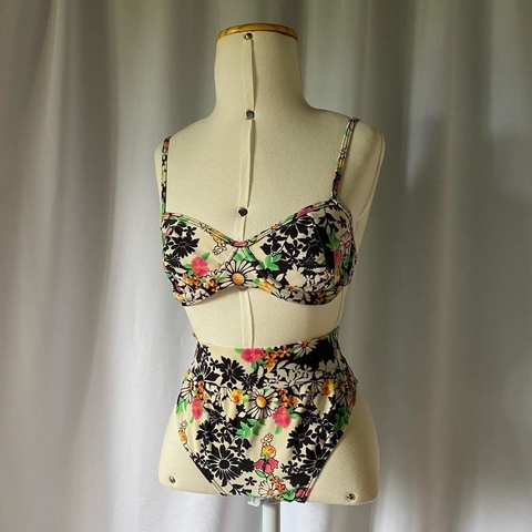 biquini vintage floral - G