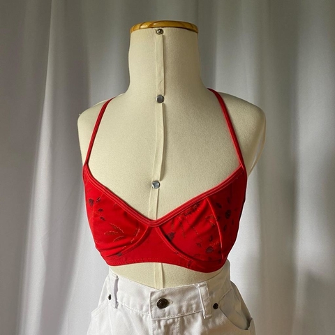 parte de cima floral - P/M