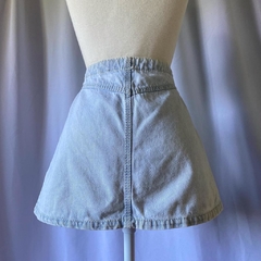 mini saia jeans vintage - 36 - comprar online