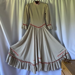 vestido típico bordado - PP