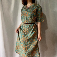 vestido mídi 70s - G na internet