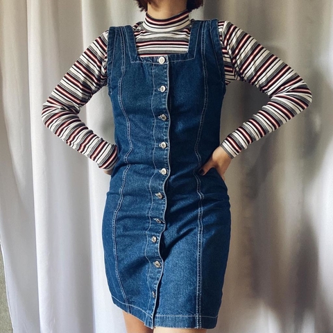 vestido jeans vintage - P/M