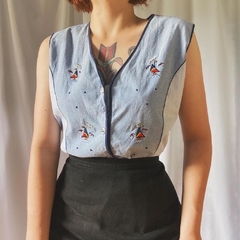 camisa vintage navy - M/G