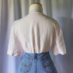 blusa em rami rosa bebê - P/M na internet