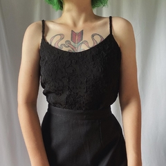 blusa de alcinha vintage - M