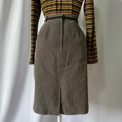 saia vintage grafite - 40 - Roupas, decoração e acessórios VINTAGE - Legado Brechó
