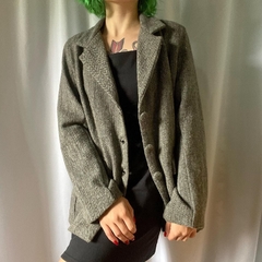 blazer em lã batida vintage - M/G - comprar online