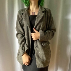 blazer em lã batida vintage - M/G