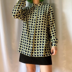camisa seda pura 80's - M/G na internet
