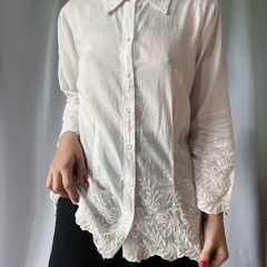 camisa branca retrô - M na internet