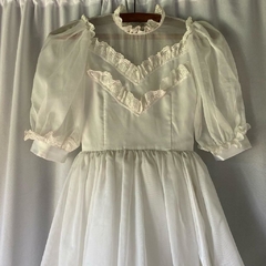 vestido antigo de daminha - comprar online