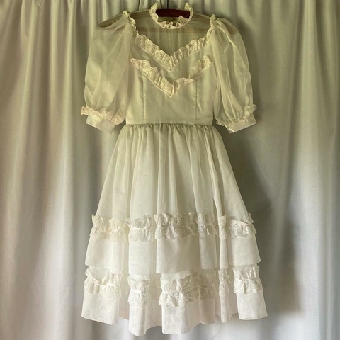 vestido antigo de daminha