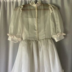 vestido antigo de daminha - loja online