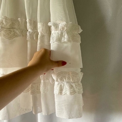 Imagem do vestido antigo de daminha