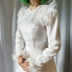 vestido de noiva vintage - PP/P - Roupas, decoração e acessórios VINTAGE - Legado Brechó