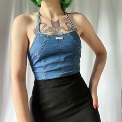 body/maiô jeans vintage - PP/P - comprar online