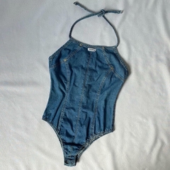 body/maiô jeans vintage - PP/P - Roupas, decoração e acessórios VINTAGE - Legado Brechó