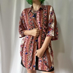 camisa vintage anos 80 - G - loja online