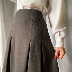 saia vintage em lã batida - 40/42 - loja online