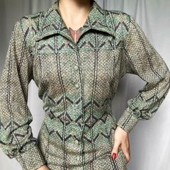vestido vintage anos 70 - 40/42 - Roupas, decoração e acessórios VINTAGE - Legado Brechó