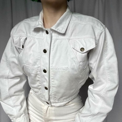 jaqueta jeans cropped 90’s - PP/P - comprar online