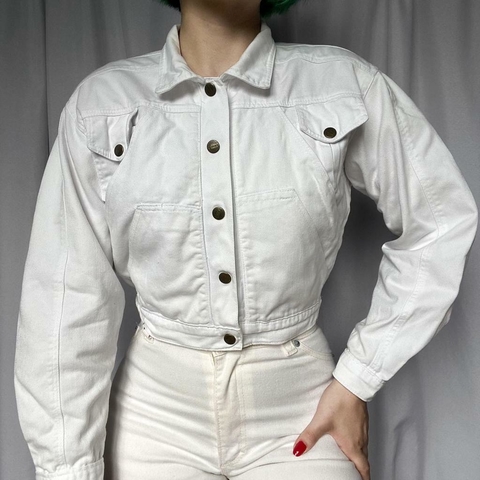 jaqueta jeans cropped 90’s - PP/P