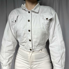 jaqueta jeans cropped 90’s - PP/P - loja online